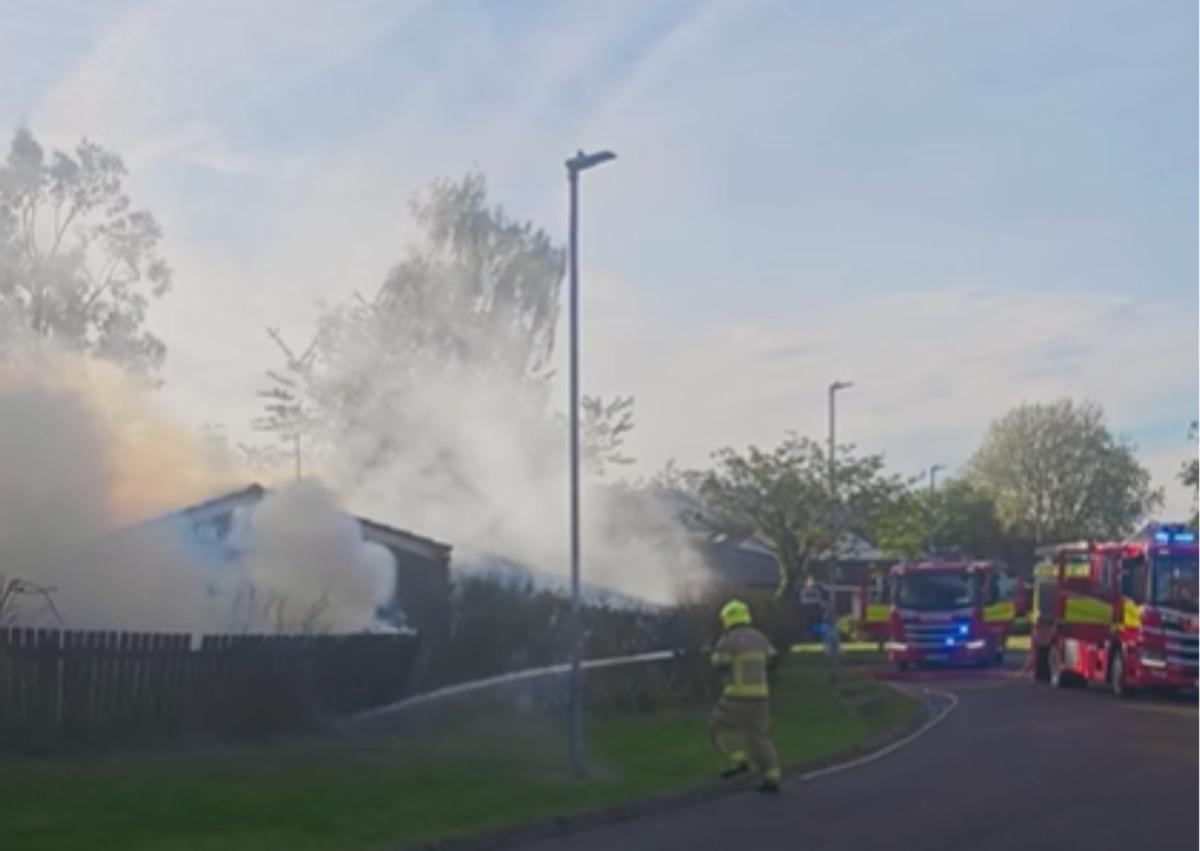 Cwmbran fire today: Emergency crews battle massive structure blaze in Torfaen as local authorities enforce road closures and urge residents to keep windows closed